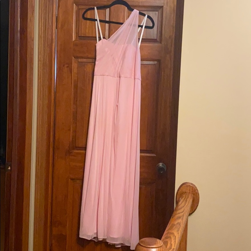 David’s Bridal One Shoulder Formal Dress